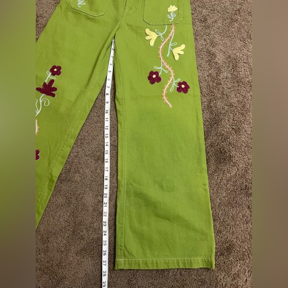 NWT We The Free Summer Bloom Embroidered Jeans, Sz 24 - Picture 8 of 10